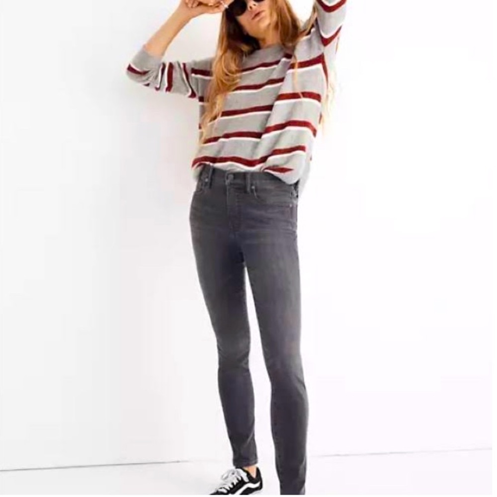 Madewell highrise skinny jeans Sz29 gray.